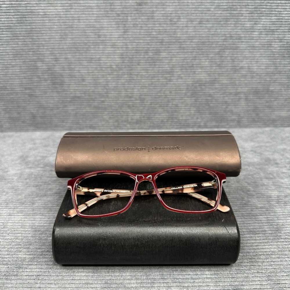 ProDesign Denmark 1783 c.4022 Red Tortoise‎ Y2K Eyeglass 53-15-135 Essential